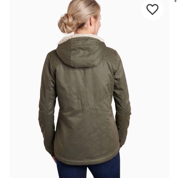 Kuhl Celeste Sage Forest Green Women's Hooded Jacket size medium MSRP $200 - Picture 3 of 5